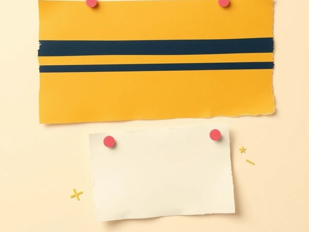 Cream AI agreement card with coral seal layered over a mustard classroom poster, showing the paired policy artifacts