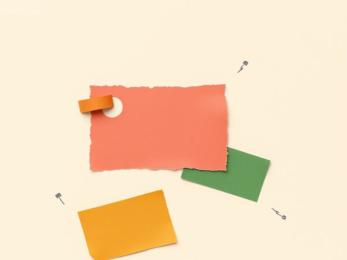 Three colour-coded paper cards on cream marking what students should never share with an AI chatbot: identity, feelings, location