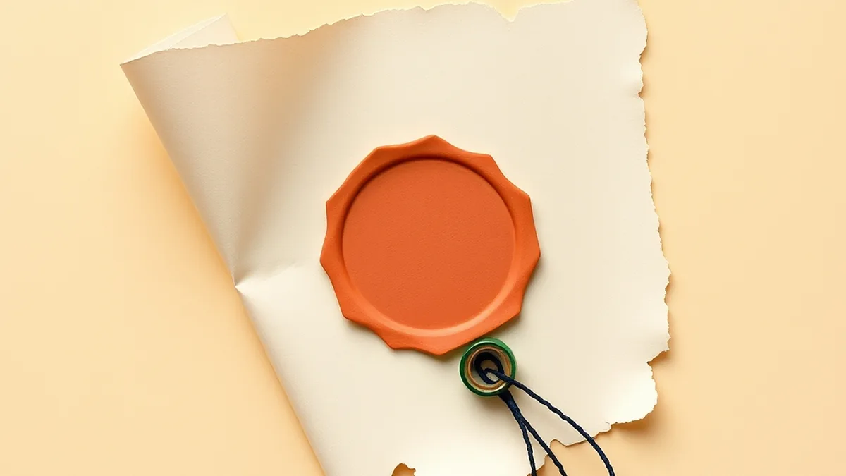 Aged parchment scroll and a modern cream paper card pinned with a coral push-pin — AP US History primary-source research alongside AI inquiry