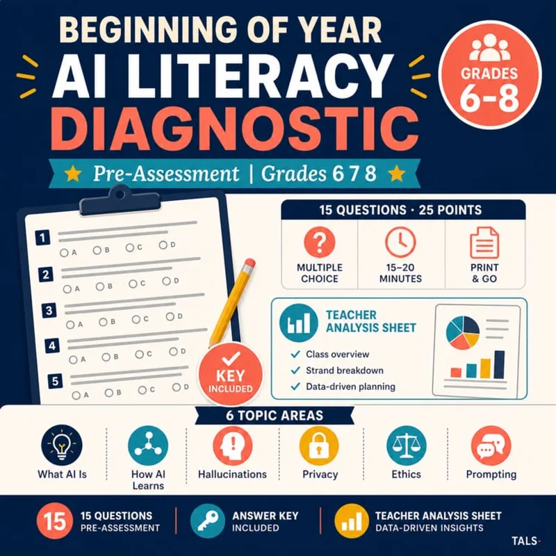 Beginning of Year AI Literacy Diagnostic cover
