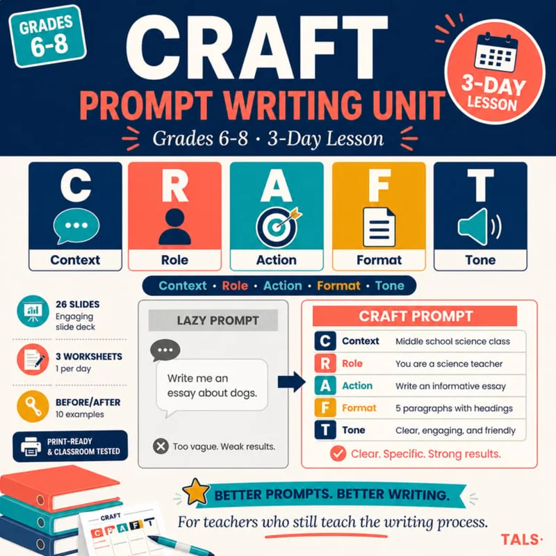 CRAFT Framework Prompt Writing Unit cover