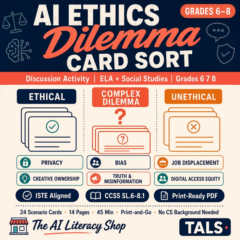 AI Ethics Dilemma Card Sort cover