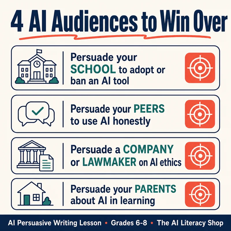 AI Persuasive Writing Lesson cover