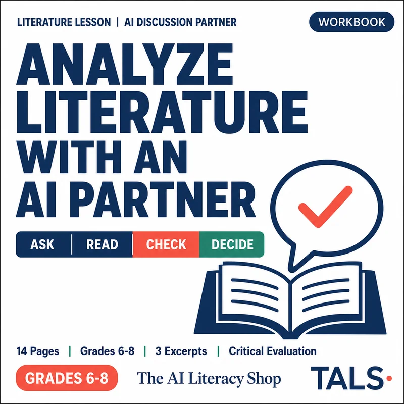 AI Literature Analysis Lesson cover
