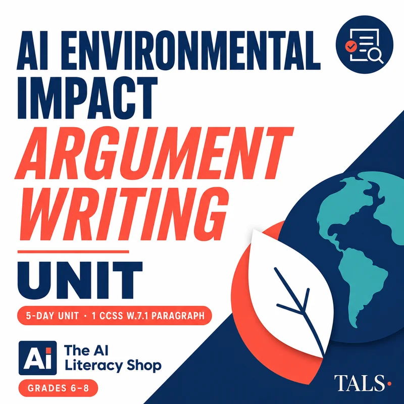 AI Environmental Impact Argument Writing Unit cover
