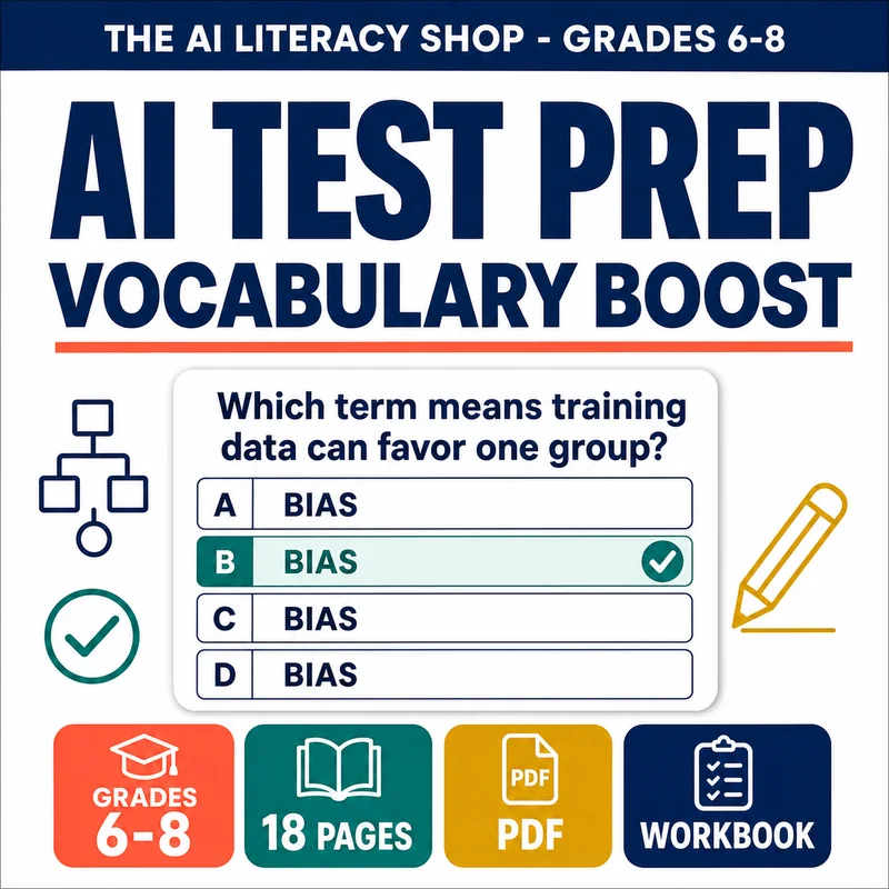 AI Vocabulary Test Prep Workbook cover