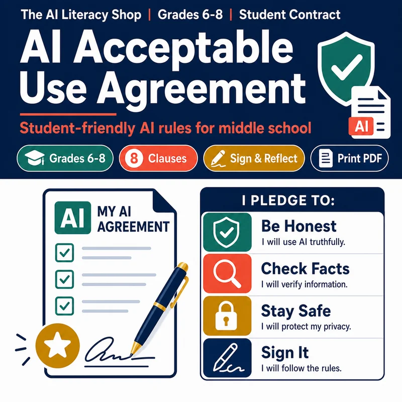 AI Acceptable Use Agreement cover