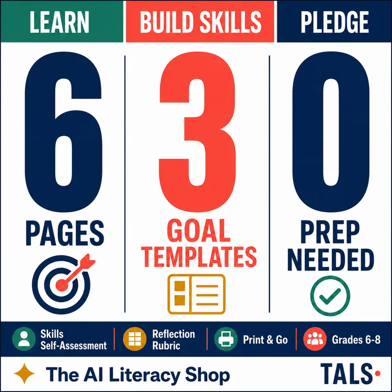 AI Goal Setting Worksheets cover