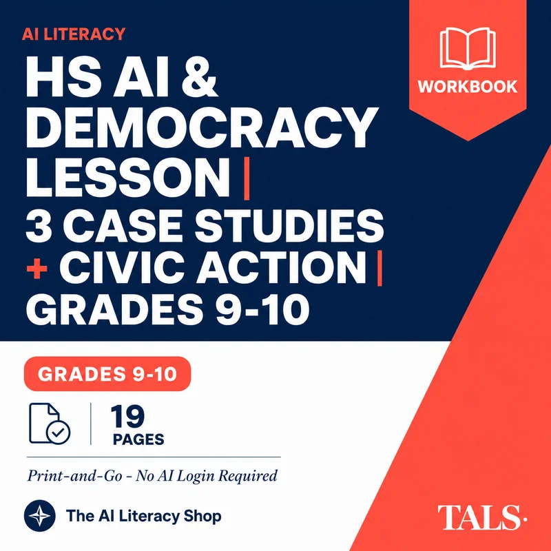 HS AI & Democracy Lesson cover