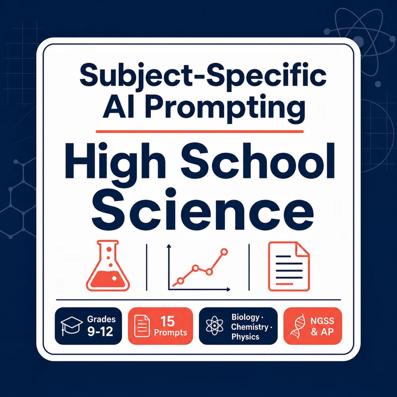 AI Prompting for HS Science cover