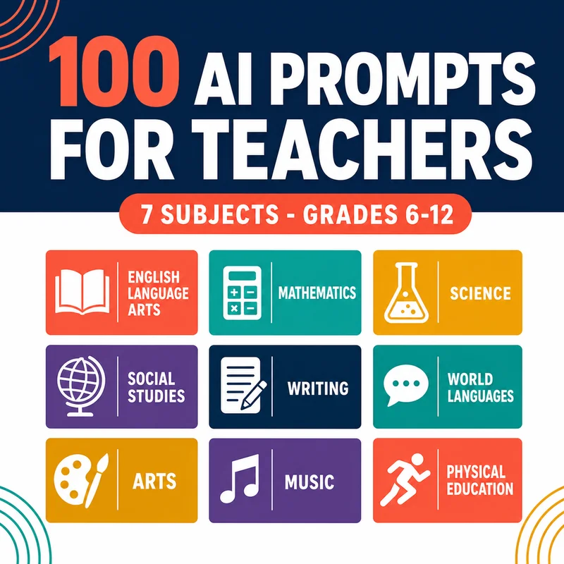 AI Prompt Library for Teachers cover