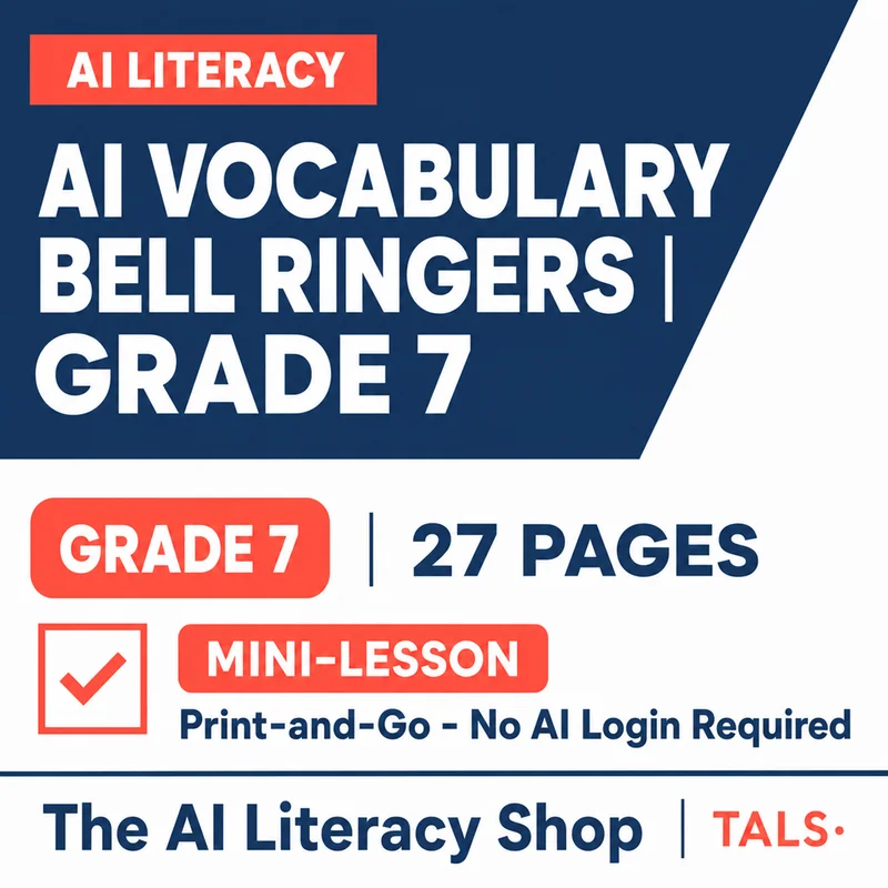 AI Vocabulary Bell Ringers cover