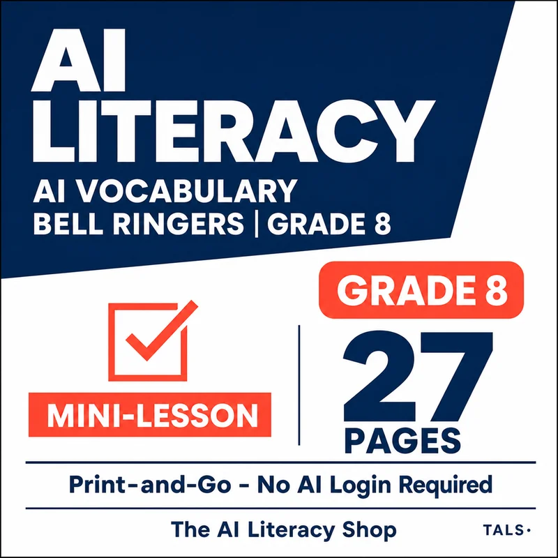 AI Vocabulary Bell Ringers cover