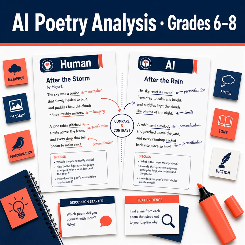 AI Poetry Analysis Lesson cover