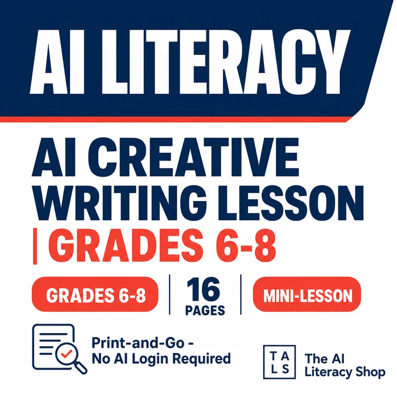 AI Creative Writing Lesson cover