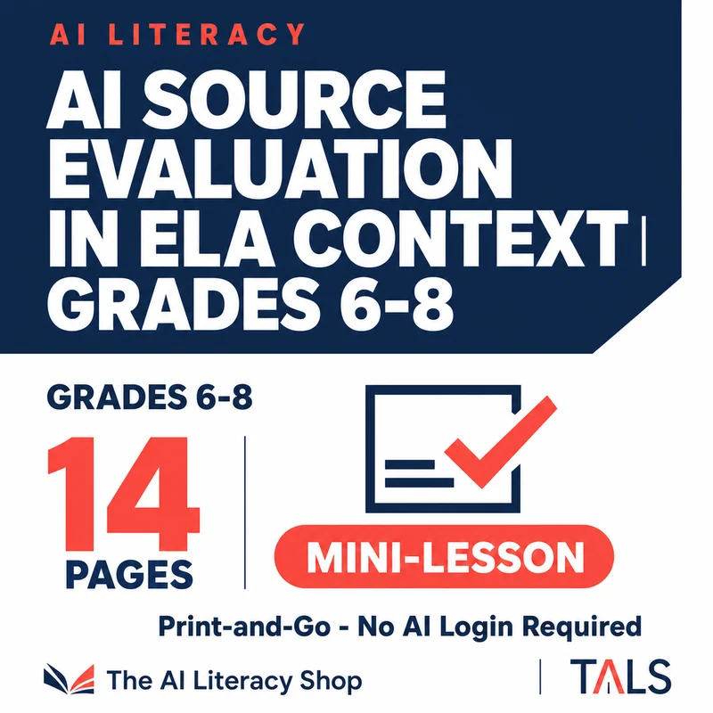 AI Source Evaluation in ELA Context cover