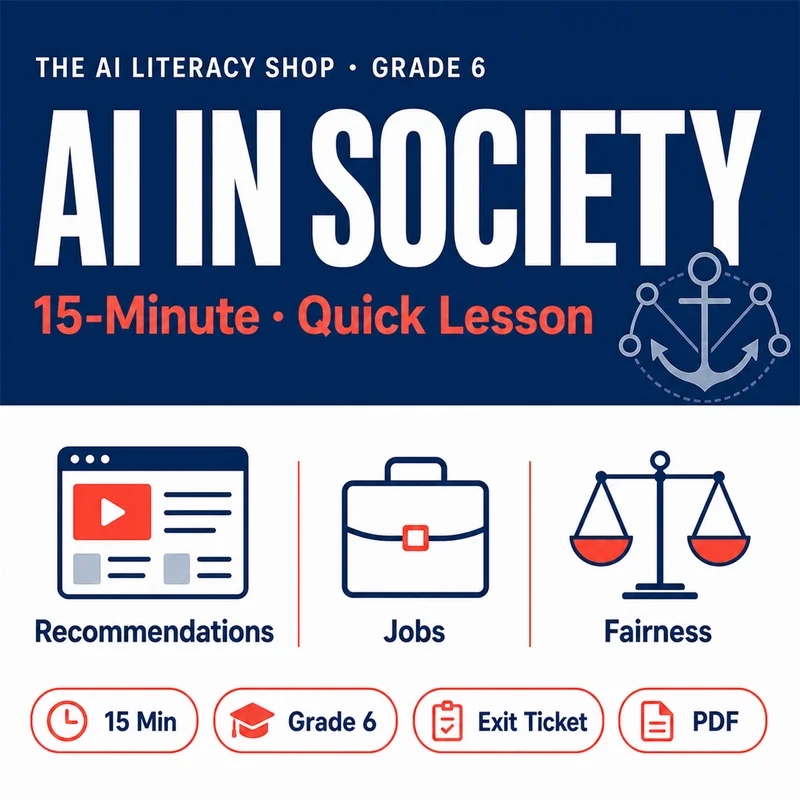 AI in Society Quick Lesson cover