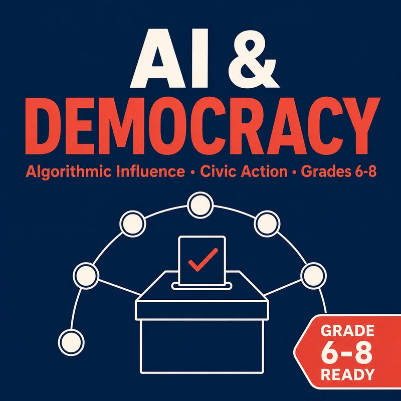 AI and Democracy Civics Lesson cover