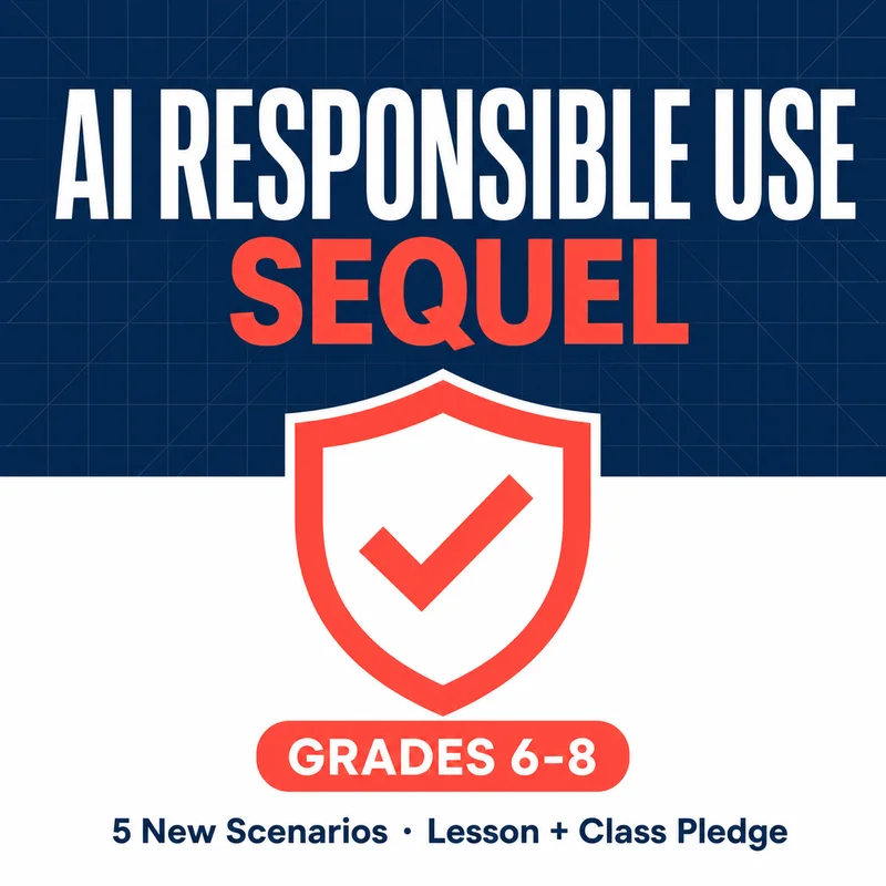 AI Responsible Use 5 New Scenarios Lesson cover