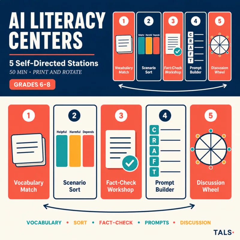 AI Literacy Center Activities Set cover