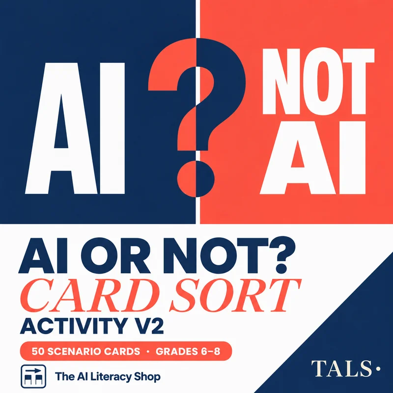 AI or Not - Card Sort Activity V2 cover