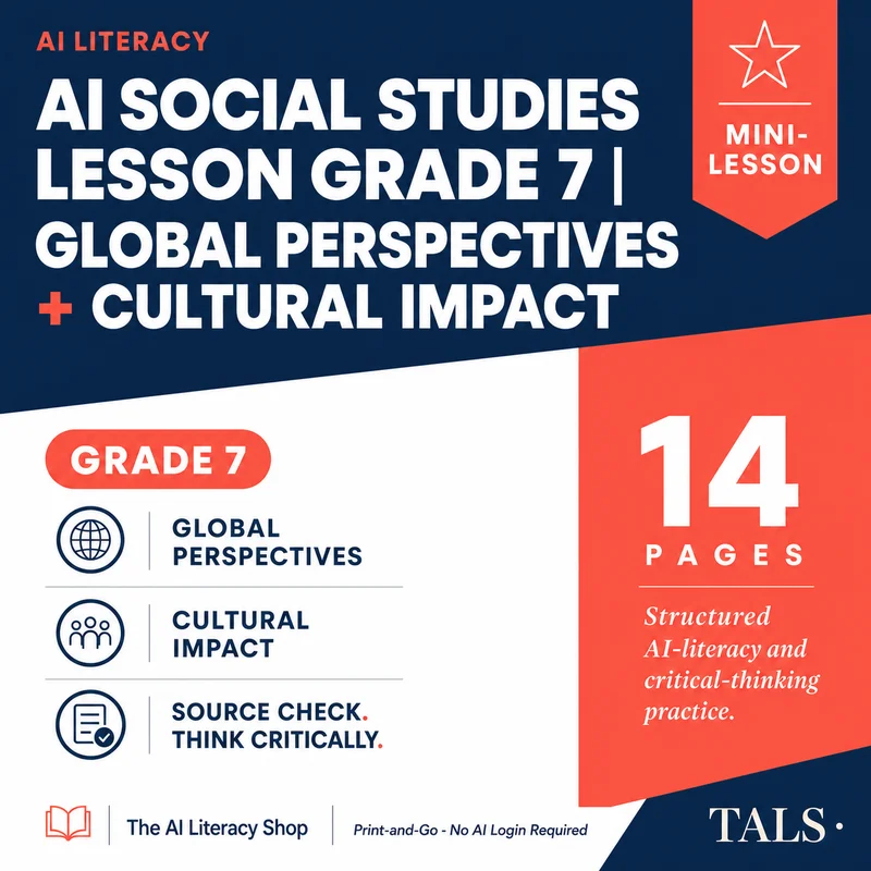 AI Social Studies Lesson Grade 7 cover