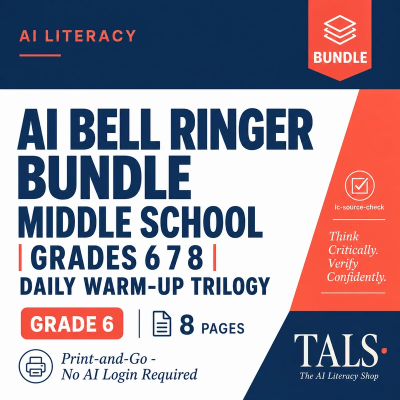 AI Bell Ringer Bundle Middle School cover