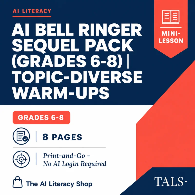 AI Bell Ringer Sequel Pack (Grades 6-8) cover