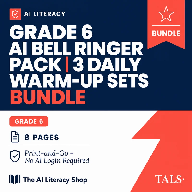 Grade 6 AI Bell Ringer Pack cover