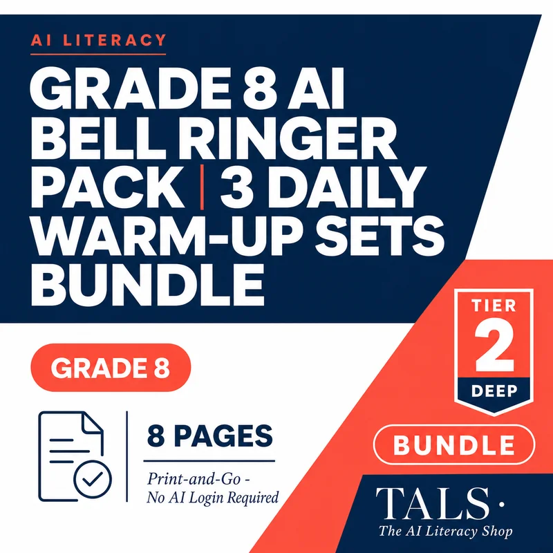 Grade 8 AI Bell Ringer Pack cover