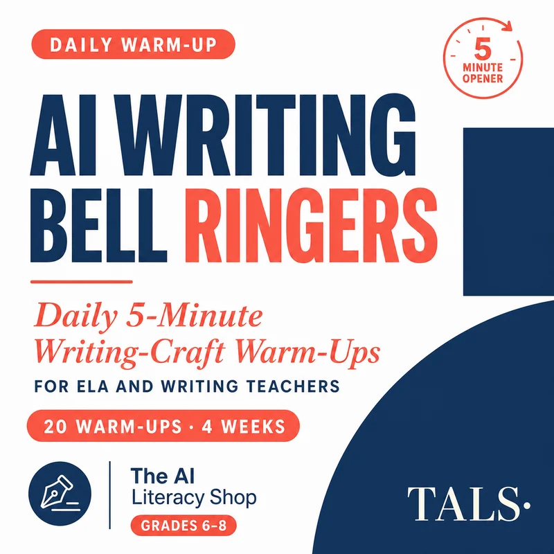 AI Writing Bell Ringers cover