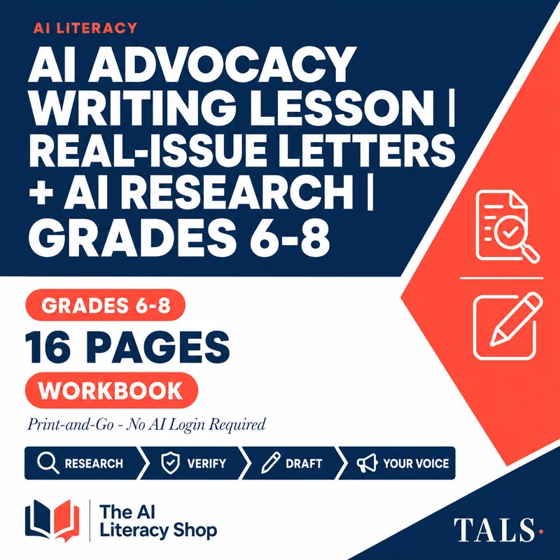 AI Advocacy Writing Lesson cover