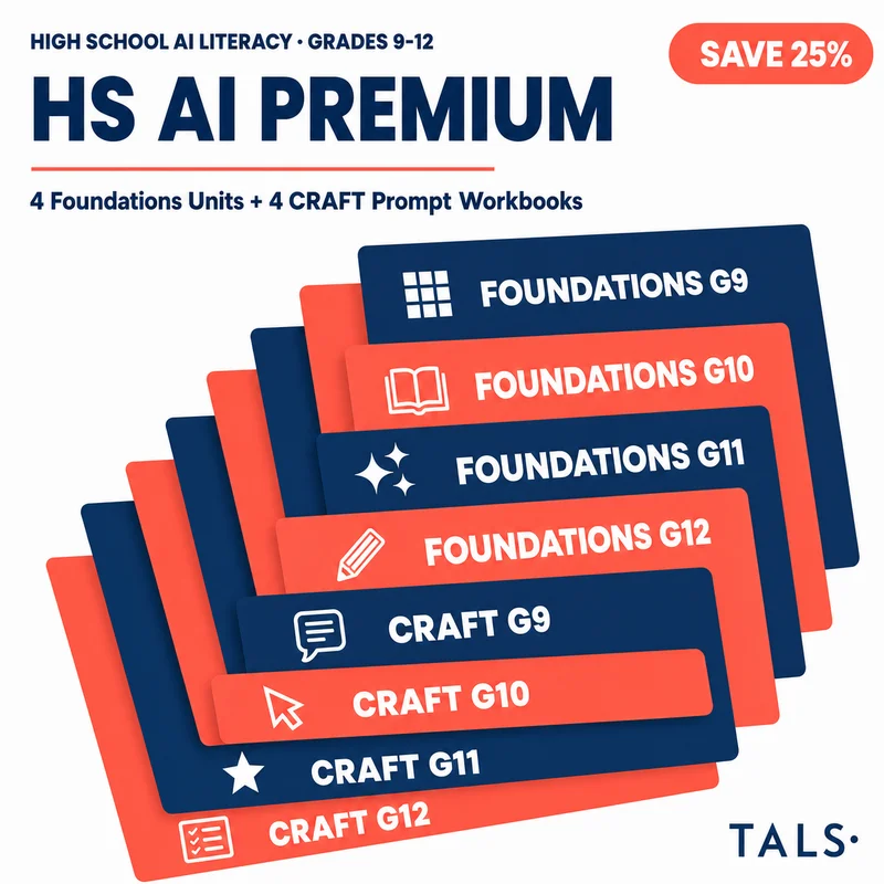 HS AI Literacy Premium Bundle cover