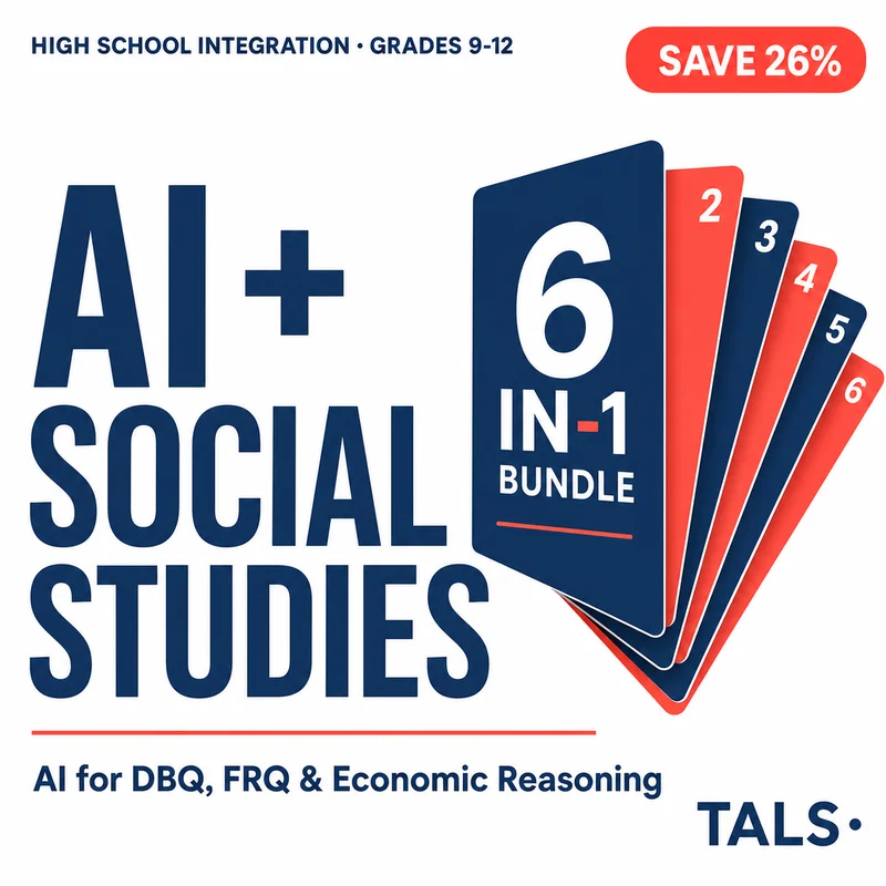 HS AI Social Studies Bundle cover