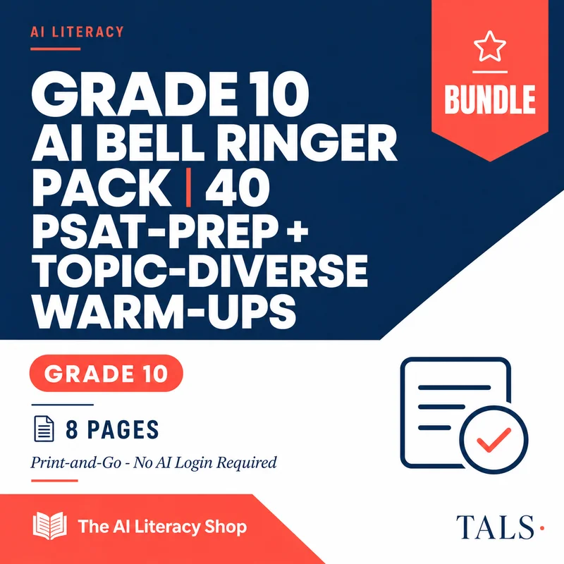 Grade 10 AI Bell Ringer Pack cover
