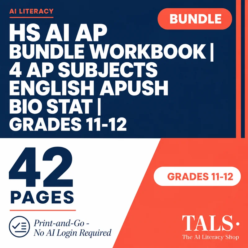 HS AI AP Bundle Workbook cover