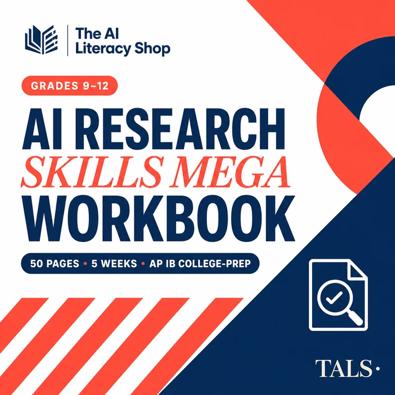 HS AI Research Skills MEGA cover
