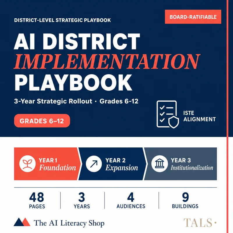 AI District Implementation Playbook cover