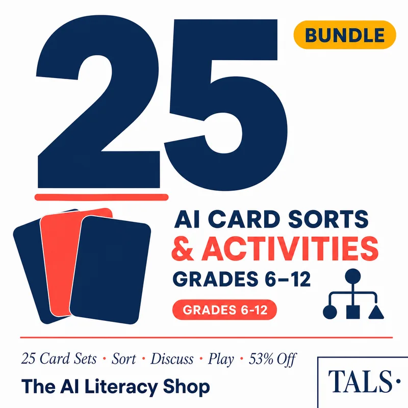 AI Card Sort & Activity MEGA Bundle cover