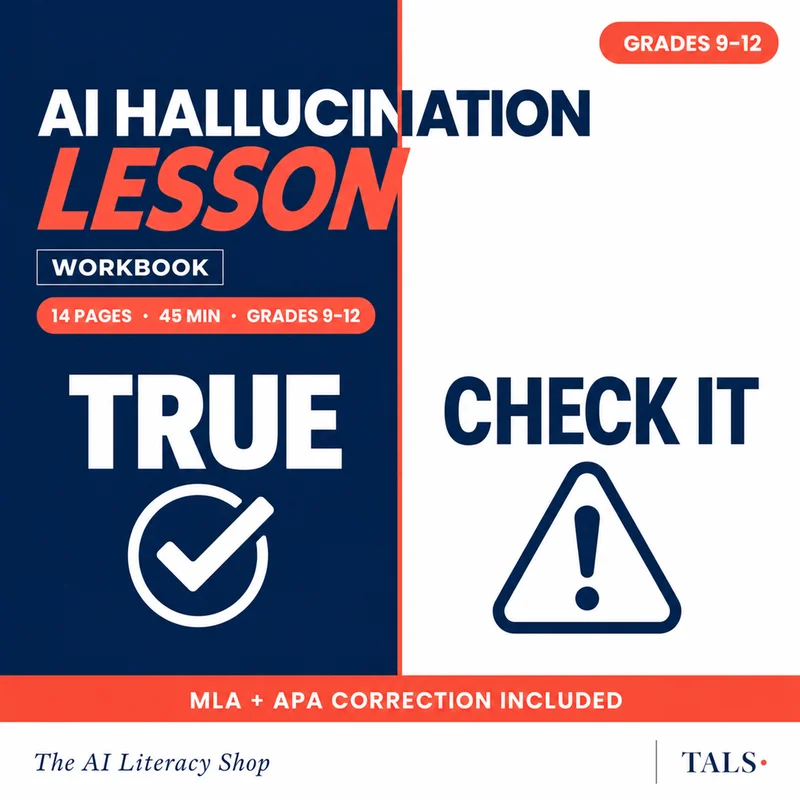AI Hallucination + Source Evaluation Lesson cover