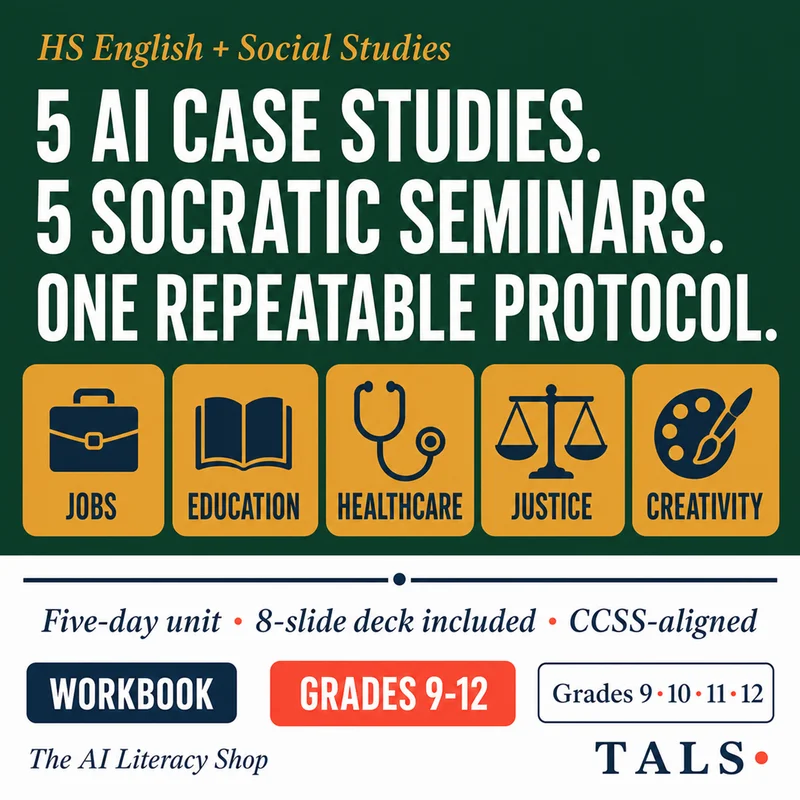 HS AI in Society Discussion Unit cover