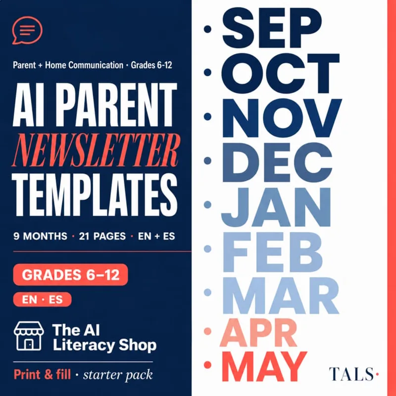 AI Parent Newsletter Templates cover