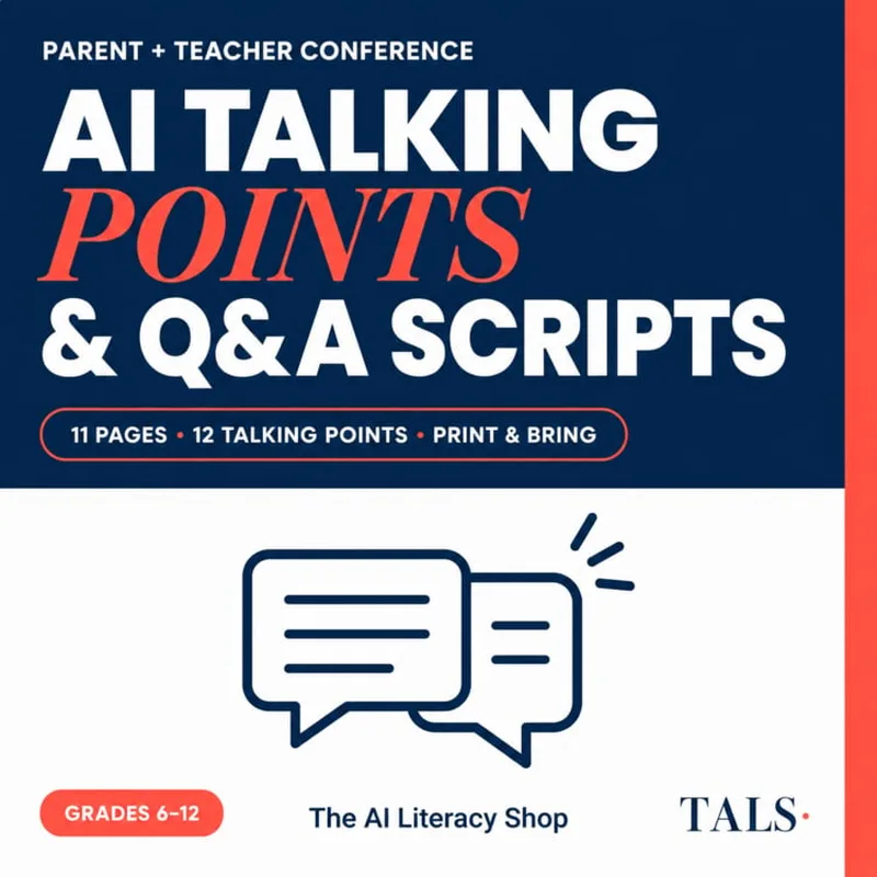 Parent-Teacher Conference AI Talking Points cover